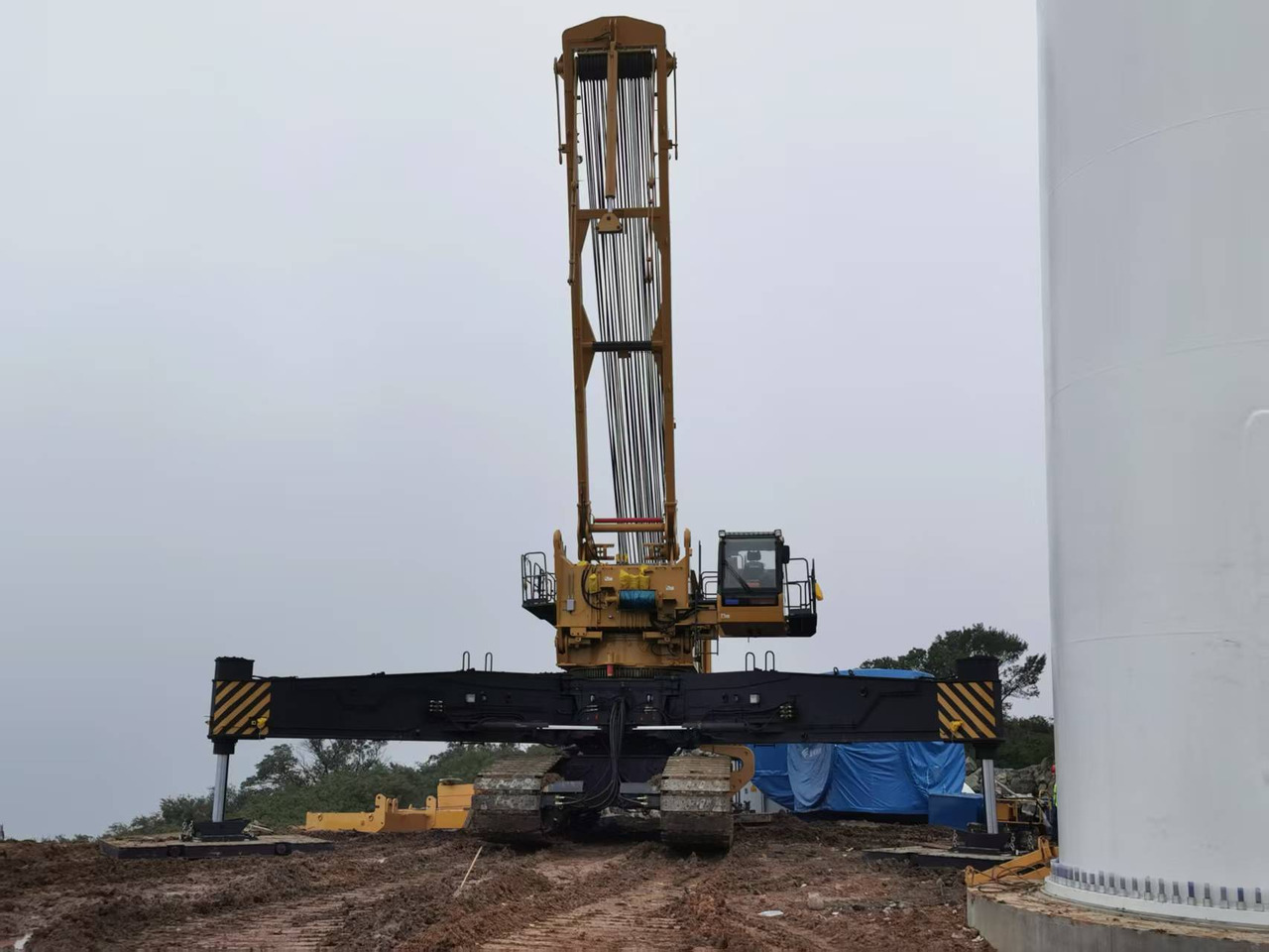 Grúa sobre orugas XCMG Official Construction Mobile Crane XGC2100W 110Ton Used Hydraulic Crawler Crane: foto 7