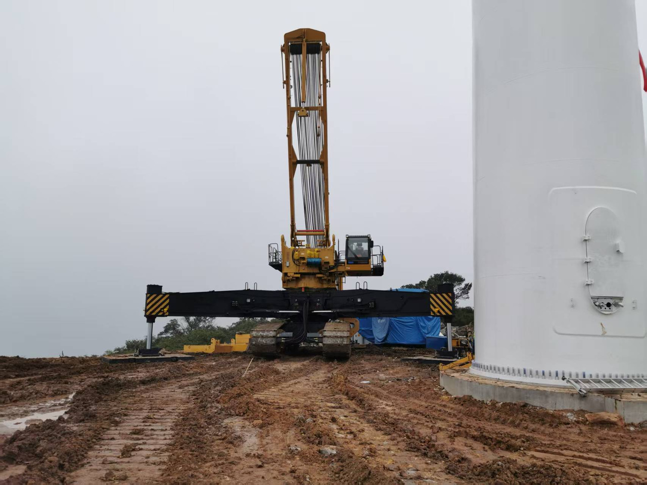 Grúa sobre orugas XCMG Official Construction Mobile Crane XGC2100W 110Ton Used Hydraulic Crawler Crane: foto 11