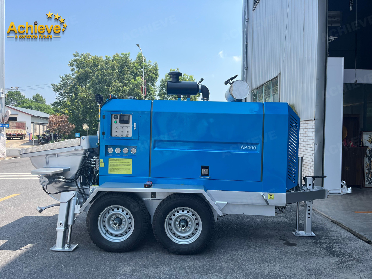 ACHIEVE ACHIEVE AP400 Concrete Trailer Pump For Australia/US EPA /CE Version 【ACHIEVE】100% BRAND NEW !!! - Bomba de hormigon estacionaria: foto 2 ACHIEVE ACHIEVE AP400 Concrete Trailer Pump For Australia/US EPA /CE Version 【ACHIEVE】100% BRAND NEW !!! - Bomba de hormigon estacionaria: foto 2