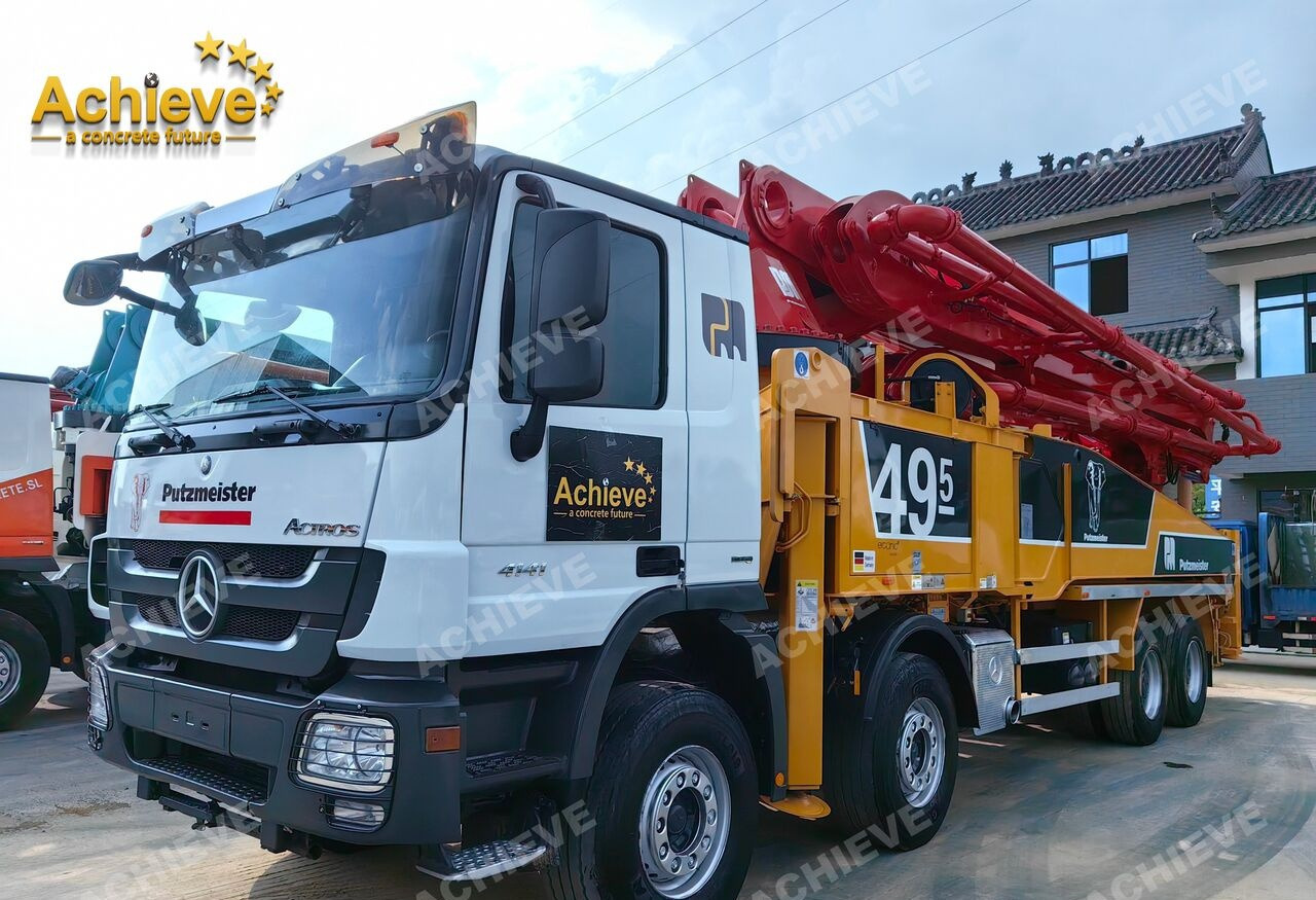PUTZMEISTER Mercedes-Benz 4141 Putzmeister 49.5M 【ACHIEVE】TOP CONDITION!!! - Camión bomba de hormigón: foto 2 PUTZMEISTER Mercedes-Benz 4141 Putzmeister 49.5M 【ACHIEVE】TOP CONDITION!!! - Camión bomba de hormigón: foto 2