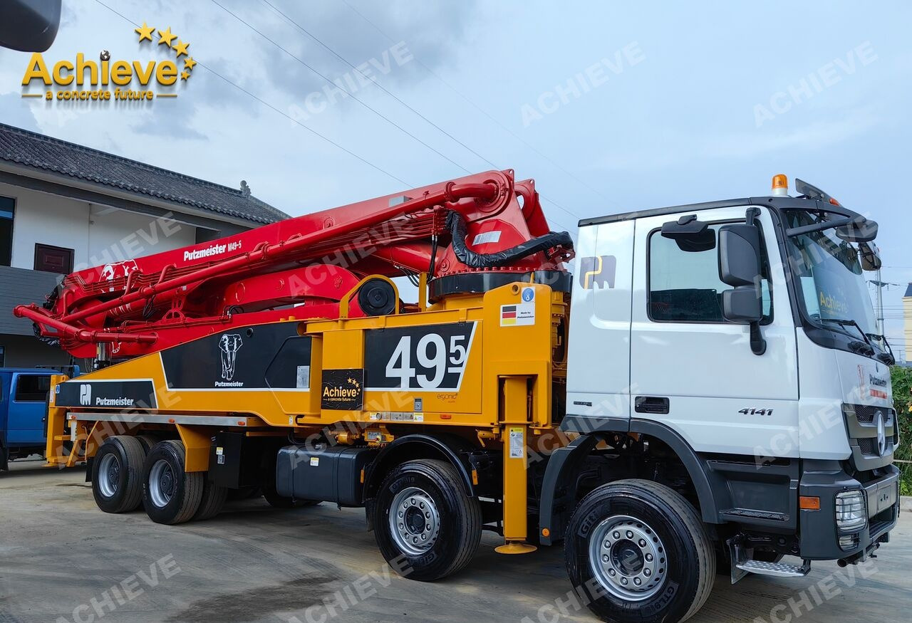 PUTZMEISTER Mercedes-Benz 4141 Putzmeister 49.5M 【ACHIEVE】TOP CONDITION!!! - Camión bomba de hormigón: foto 5 PUTZMEISTER Mercedes-Benz 4141 Putzmeister 49.5M 【ACHIEVE】TOP CONDITION!!! - Camión bomba de hormigón: foto 5