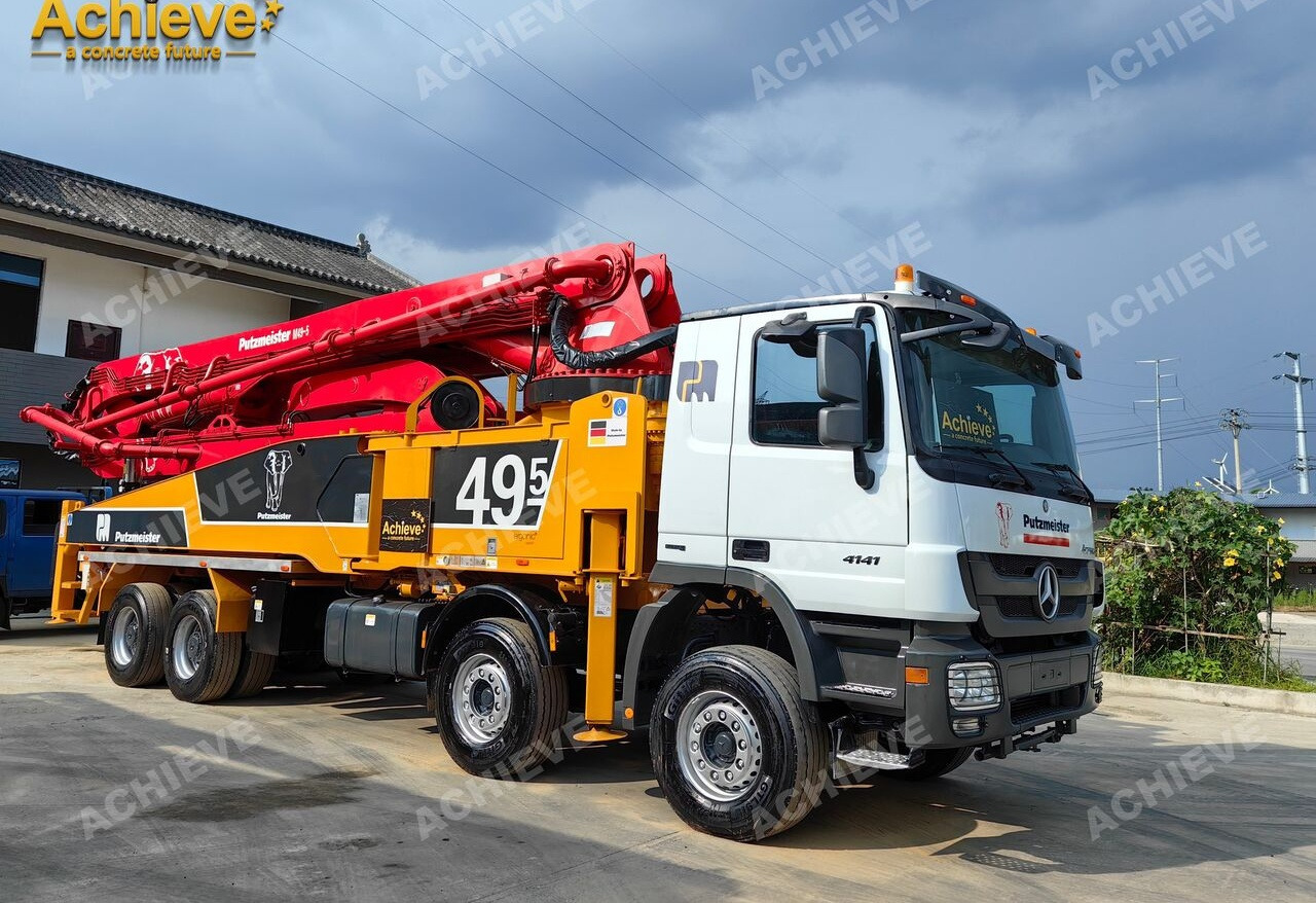 PUTZMEISTER Mercedes-Benz 4141 Putzmeister 49.5M 【ACHIEVE】TOP CONDITION!!! - Camión bomba de hormigón: foto 1 PUTZMEISTER Mercedes-Benz 4141 Putzmeister 49.5M 【ACHIEVE】TOP CONDITION!!! - Camión bomba de hormigón: foto 1