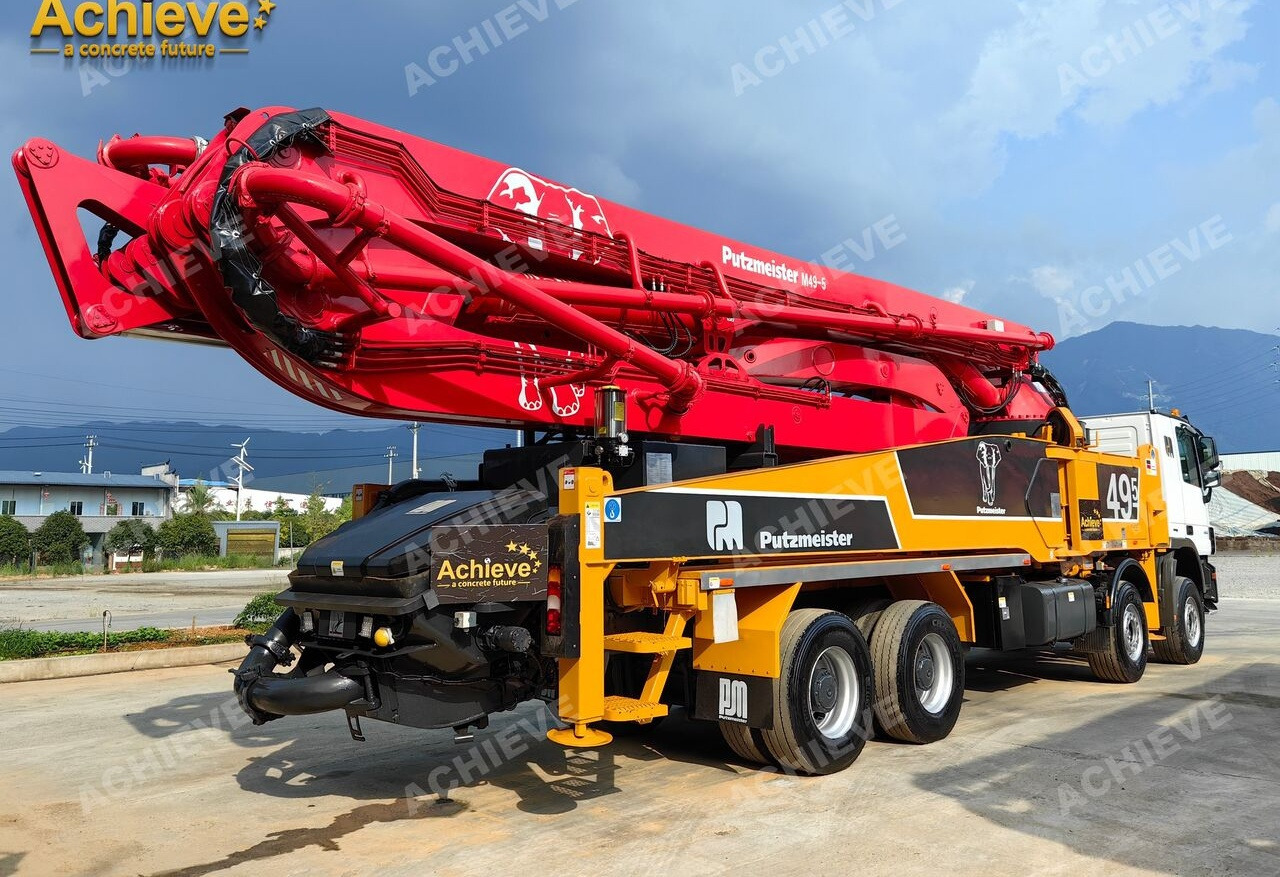 PUTZMEISTER Mercedes-Benz 4141 Putzmeister 49.5M 【ACHIEVE】TOP CONDITION!!! - Camión bomba de hormigón: foto 3 PUTZMEISTER Mercedes-Benz 4141 Putzmeister 49.5M 【ACHIEVE】TOP CONDITION!!! - Camión bomba de hormigón: foto 3