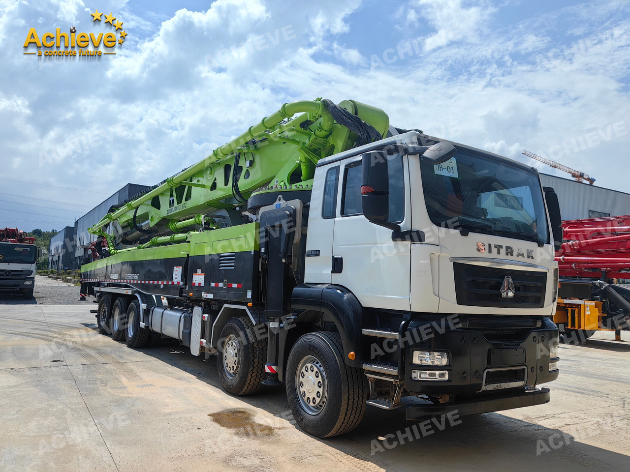 Zoomlion Zoomlion 70M 70X-6RZ Concrete pump truck ACTROS 4141 【ACHIEVE】TOP CONDITION!!! - Camión bomba de hormigón: foto 1 Zoomlion Zoomlion 70M 70X-6RZ Concrete pump truck ACTROS 4141 【ACHIEVE】TOP CONDITION!!! - Camión bomba de hormigón: foto 1
