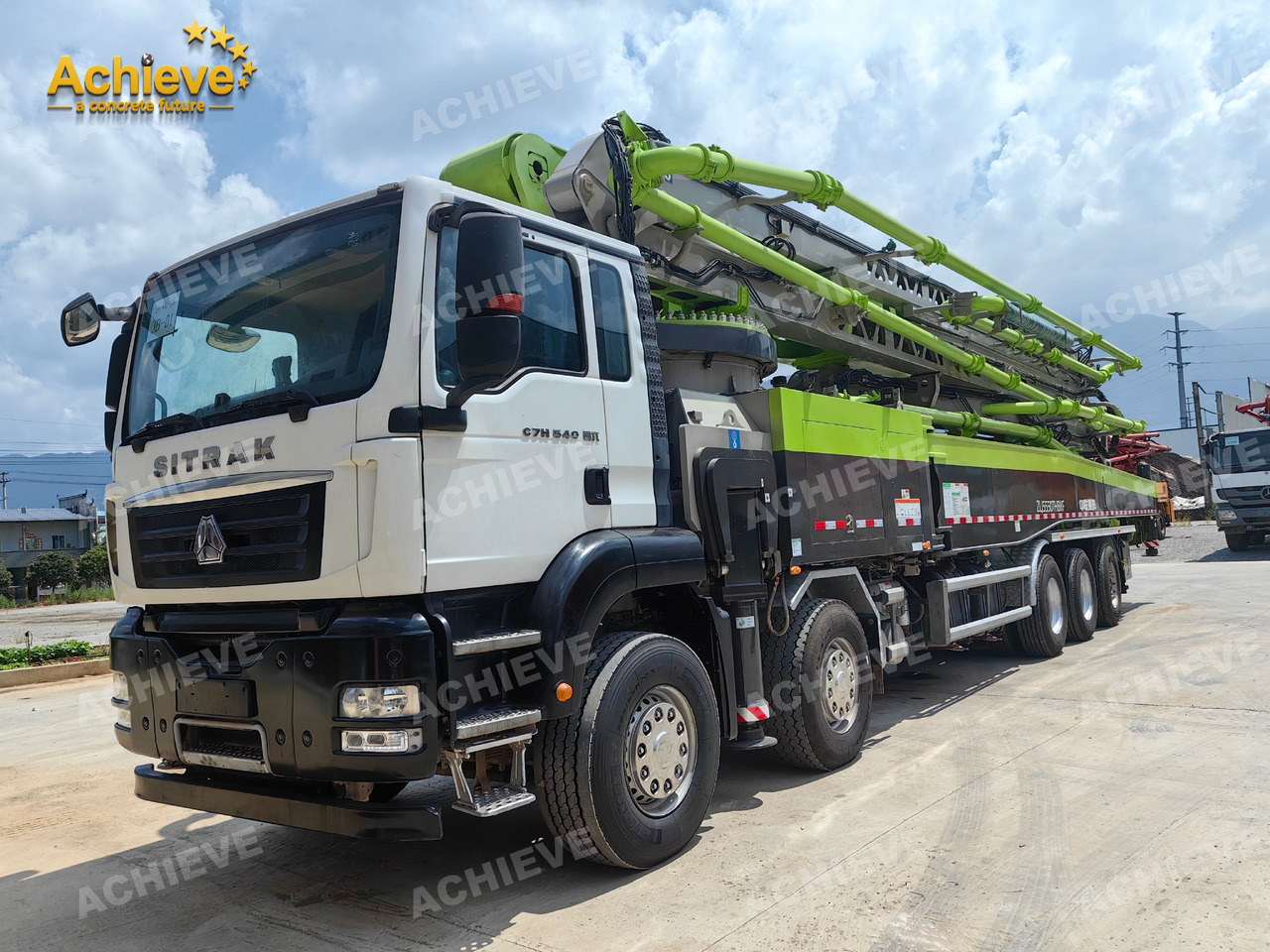 Zoomlion Zoomlion 70M 70X-6RZ Concrete pump truck ACTROS 4141 【ACHIEVE】TOP CONDITION!!! - Camión bomba de hormigón: foto 2 Zoomlion Zoomlion 70M 70X-6RZ Concrete pump truck ACTROS 4141 【ACHIEVE】TOP CONDITION!!! - Camión bomba de hormigón: foto 2