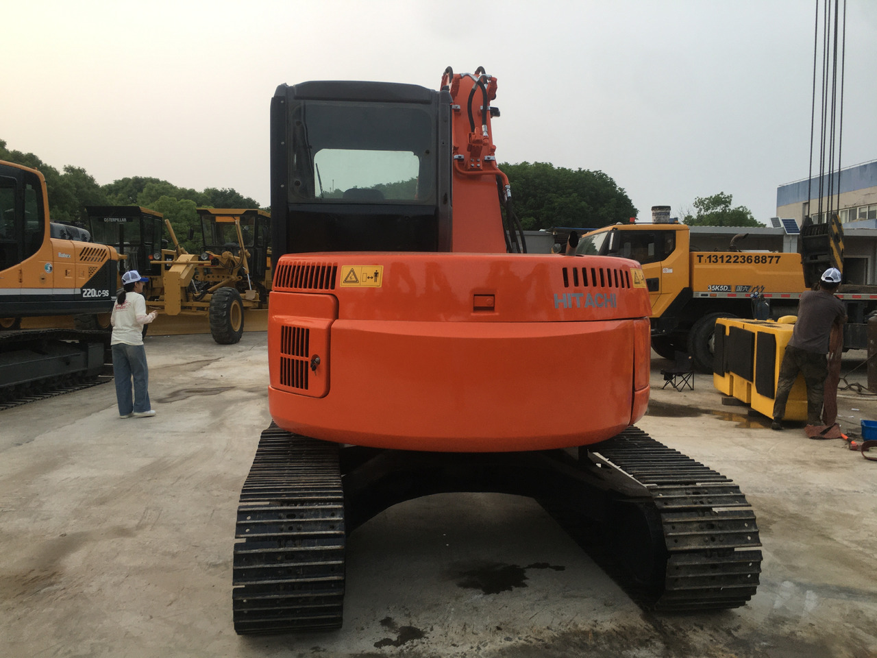 Hitachi Used Excavator Hitachi ZX75 Small Excavator for Sale - Excavadora de cadenas: foto 5 Hitachi Used Excavator Hitachi ZX75 Small Excavator for Sale - Excavadora de cadenas: foto 5
