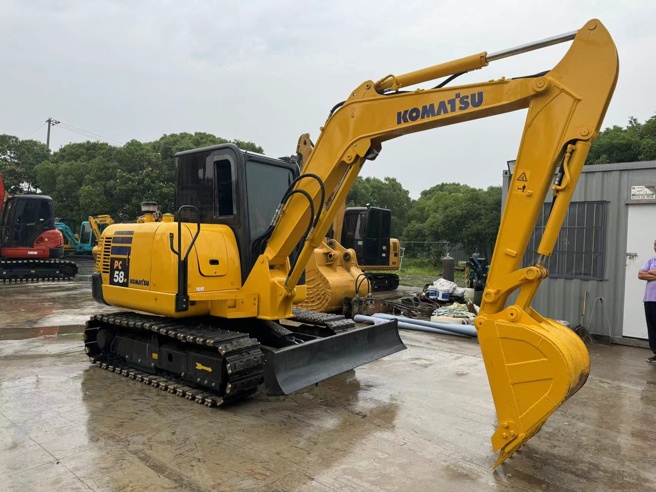 Komatsu PC58, PC56, PC55 Small Excavator With Rubber Tracks - Excavadora de cadenas: foto 1 Komatsu PC58, PC56, PC55 Small Excavator With Rubber Tracks - Excavadora de cadenas: foto 1