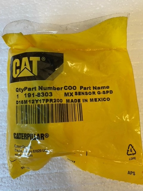 Caterpillar various 191-8303 1918303 sensor gp - Recambio para Maquinaria de construcción: foto 1 Caterpillar various 191-8303 1918303 sensor gp - Recambio para Maquinaria de construcción: foto 1