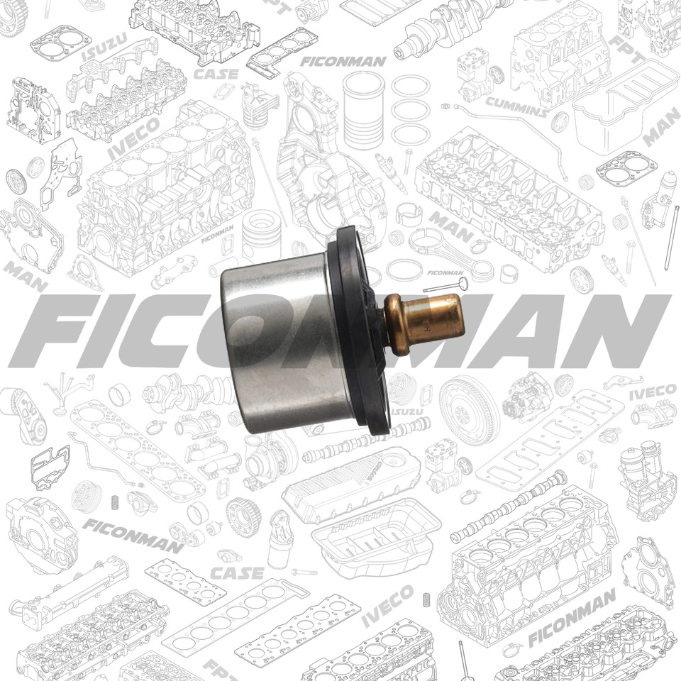FPT IVECO CASE Cursor9 Euro 6 F2CFE612 A/B/D F2CFE614A*B041/F2CGE614F*V004 5802431166 Thermostat 5010553100 99431512/504096443 - Termostato para Camión: foto 1 FPT IVECO CASE Cursor9 Euro 6 F2CFE612 A/B/D F2CFE614A*B041/F2CGE614F*V004 5802431166 Thermostat 5010553100 99431512/504096443 - Termostato para Camión: foto 1