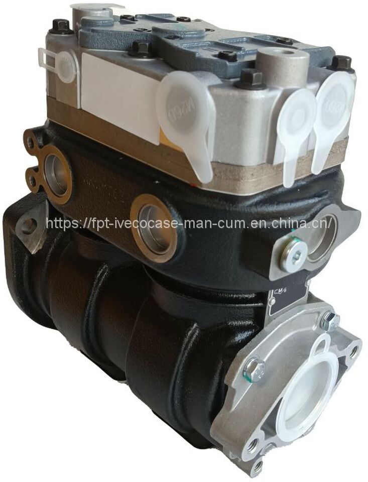 FPT IVECO CASE Cursor9 F2CFE614A*B041/F2CGE614F*V004 5802431166 Double cylinder air pump 504293730/5802497411 - Compresor: foto 2 FPT IVECO CASE Cursor9 F2CFE614A*B041/F2CGE614F*V004 5802431166 Double cylinder air pump 504293730/5802497411 - Compresor: foto 2