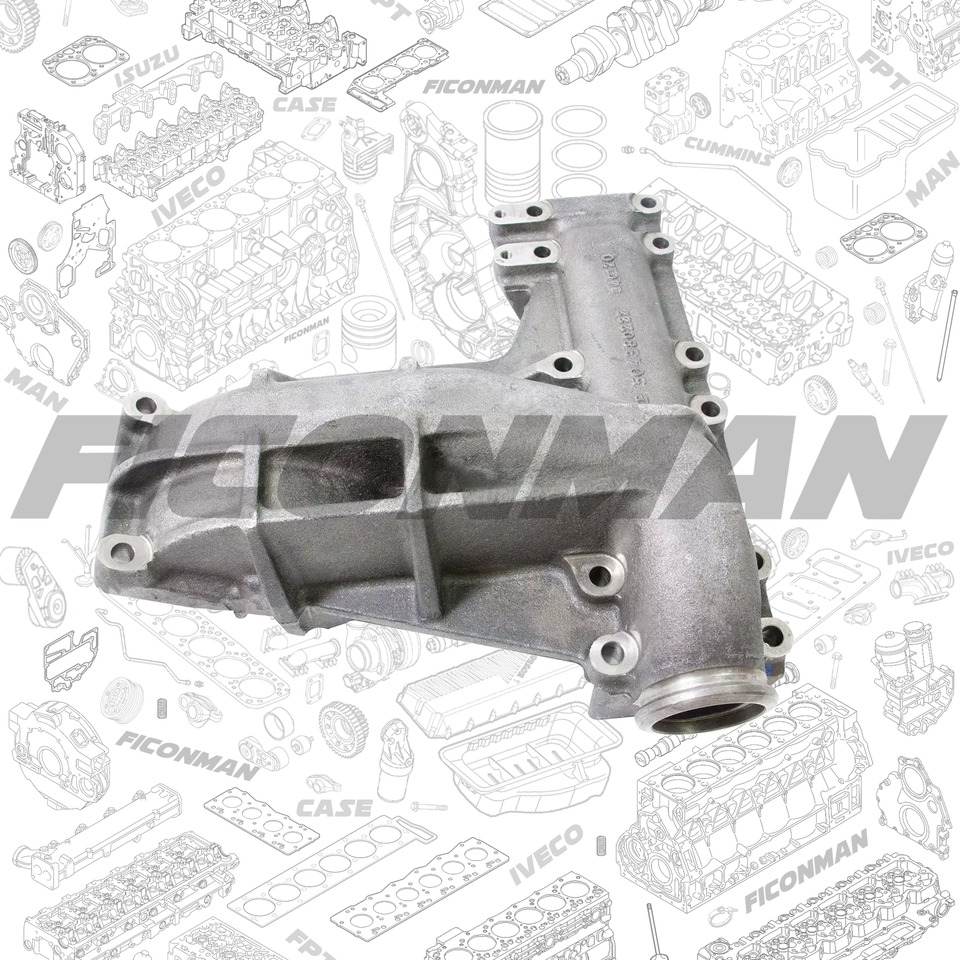 FPT IVECO CASE Cursor9 F2CFE614A*B041/F2CGE614F*V004 5802431166 Exhaust Mainfold 504380222 - Colector de escape para Camión: foto 1 FPT IVECO CASE Cursor9 F2CFE614A*B041/F2CGE614F*V004 5802431166 Exhaust Mainfold 504380222 - Colector de escape para Camión: foto 1