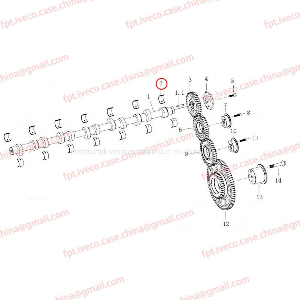 MAN D2066 Camshaft Bearing 04410-0177 - Cojinete de motor: foto 1 MAN D2066 Camshaft Bearing 04410-0177 - Cojinete de motor: foto 1