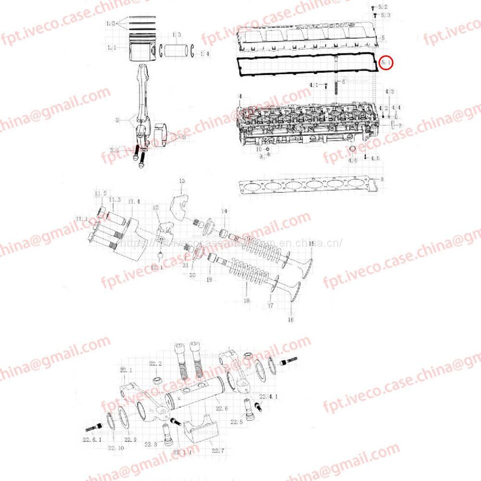 MAN D2066 Cylinder head cover gasket 03905-0177 - Junta de motor para Camión: foto 1 MAN D2066 Cylinder head cover gasket 03905-0177 - Junta de motor para Camión: foto 1