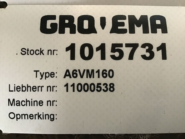 Liebherr A6VM160 - Motor hidráulico: foto 4 Liebherr A6VM160 - Motor hidráulico: foto 4