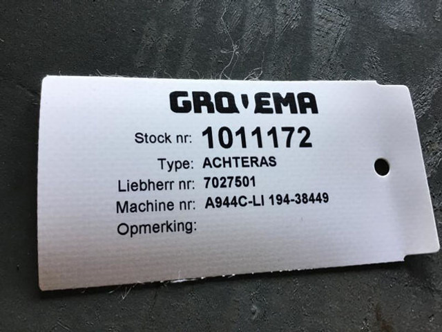 Liebherr Axle - Eje y piezas: foto 5 Liebherr Axle - Eje y piezas: foto 5