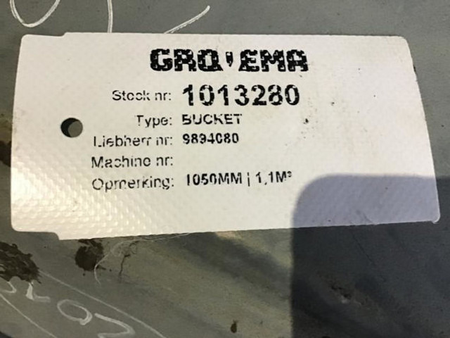 Cazo para Excavadora nuevo Liebherr Bucket 1050 MM 1,1 M3: foto 14