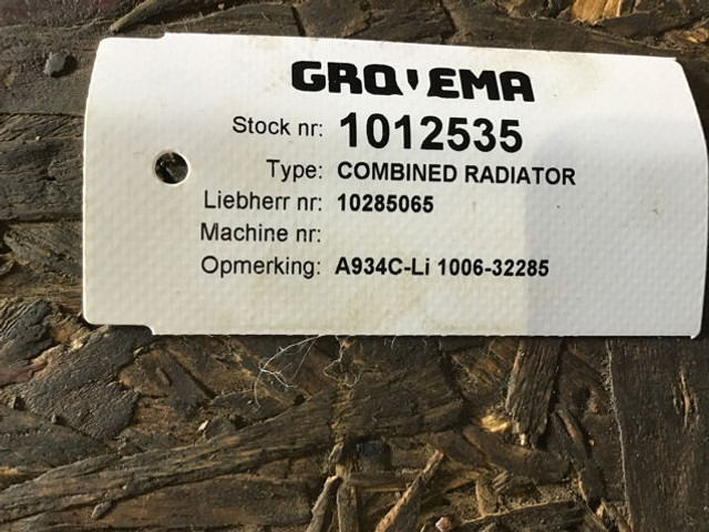Radiador Liebherr Combined Radiator: foto 11