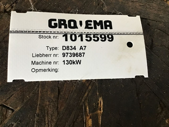Liebherr D834 - Motor: foto 5 Liebherr D834 - Motor: foto 5