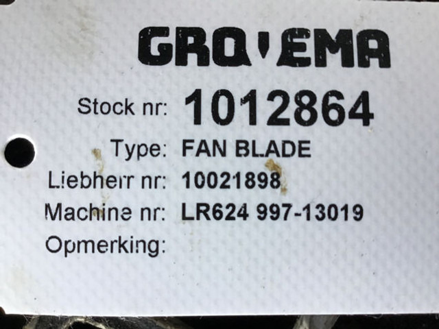 Liebherr Fan Blade - Ventilador: foto 4 Liebherr Fan Blade - Ventilador: foto 4