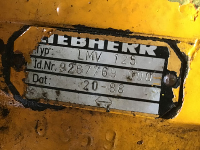 Liebherr LMV125 - Motor hidráulico: foto 1 Liebherr LMV125 - Motor hidráulico: foto 1