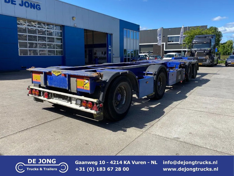 Broshuis 2Connect 2AKCC / 4 Axles / 3x Steering Axle / 2x Lift Axle - Semirremolque portacontenedore/ Intercambiable: foto 1 Broshuis 2Connect 2AKCC / 4 Axles / 3x Steering Axle / 2x Lift Axle - Semirremolque portacontenedore/ Intercambiable: foto 1