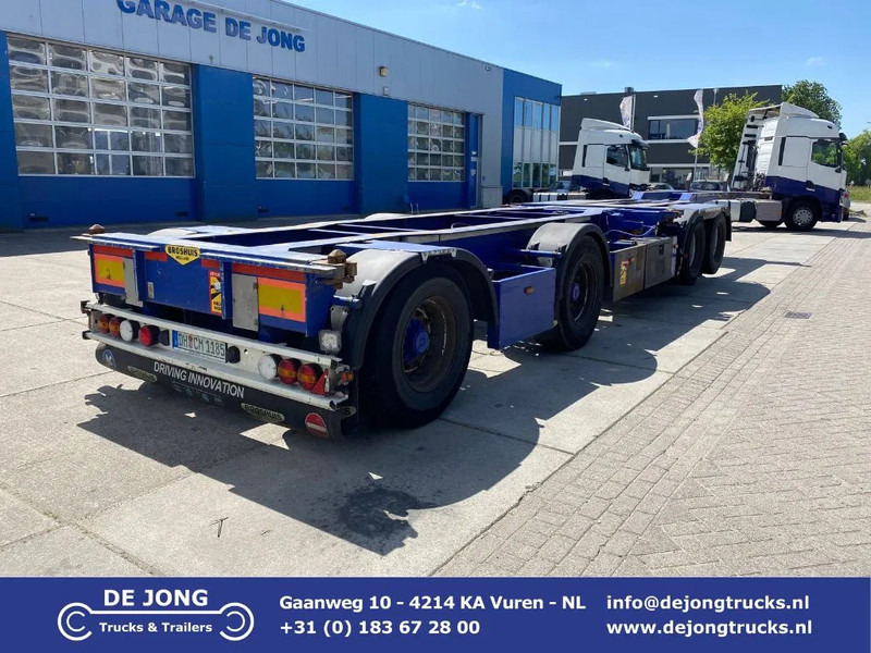 Broshuis 2Connect 2AKCC / 4 Axles / 3x Steering Axle / 2x Lift Axle - Semirremolque portacontenedore/ Intercambiable: foto 1 Broshuis 2Connect 2AKCC / 4 Axles / 3x Steering Axle / 2x Lift Axle - Semirremolque portacontenedore/ Intercambiable: foto 1