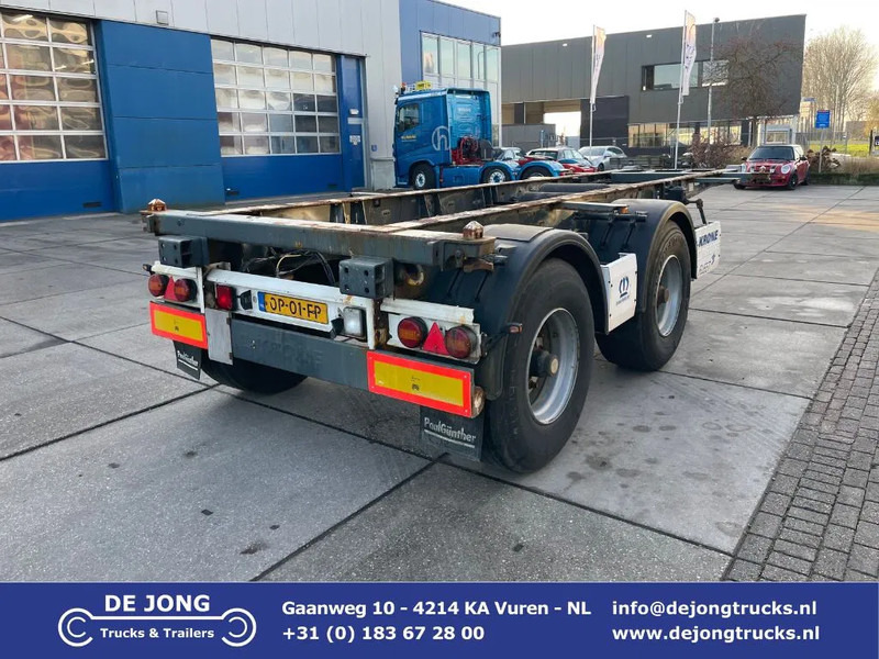 Krone SZ / 20 FT Container Chassis / BPW - Semirremolque portacontenedore/ Intercambiable: foto 1 Krone SZ / 20 FT Container Chassis / BPW - Semirremolque portacontenedore/ Intercambiable: foto 1