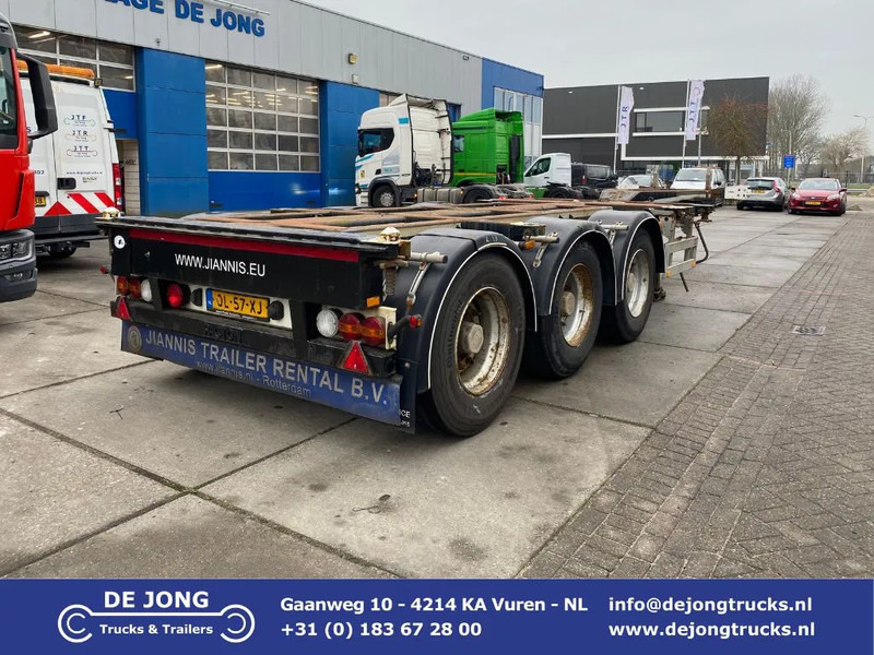 Pacton TXC 343 Multi / 3x Extendable / 1x Lift Axle - Semirremolque portacontenedore/ Intercambiable: foto 1 Pacton TXC 343 Multi / 3x Extendable / 1x Lift Axle - Semirremolque portacontenedore/ Intercambiable: foto 1