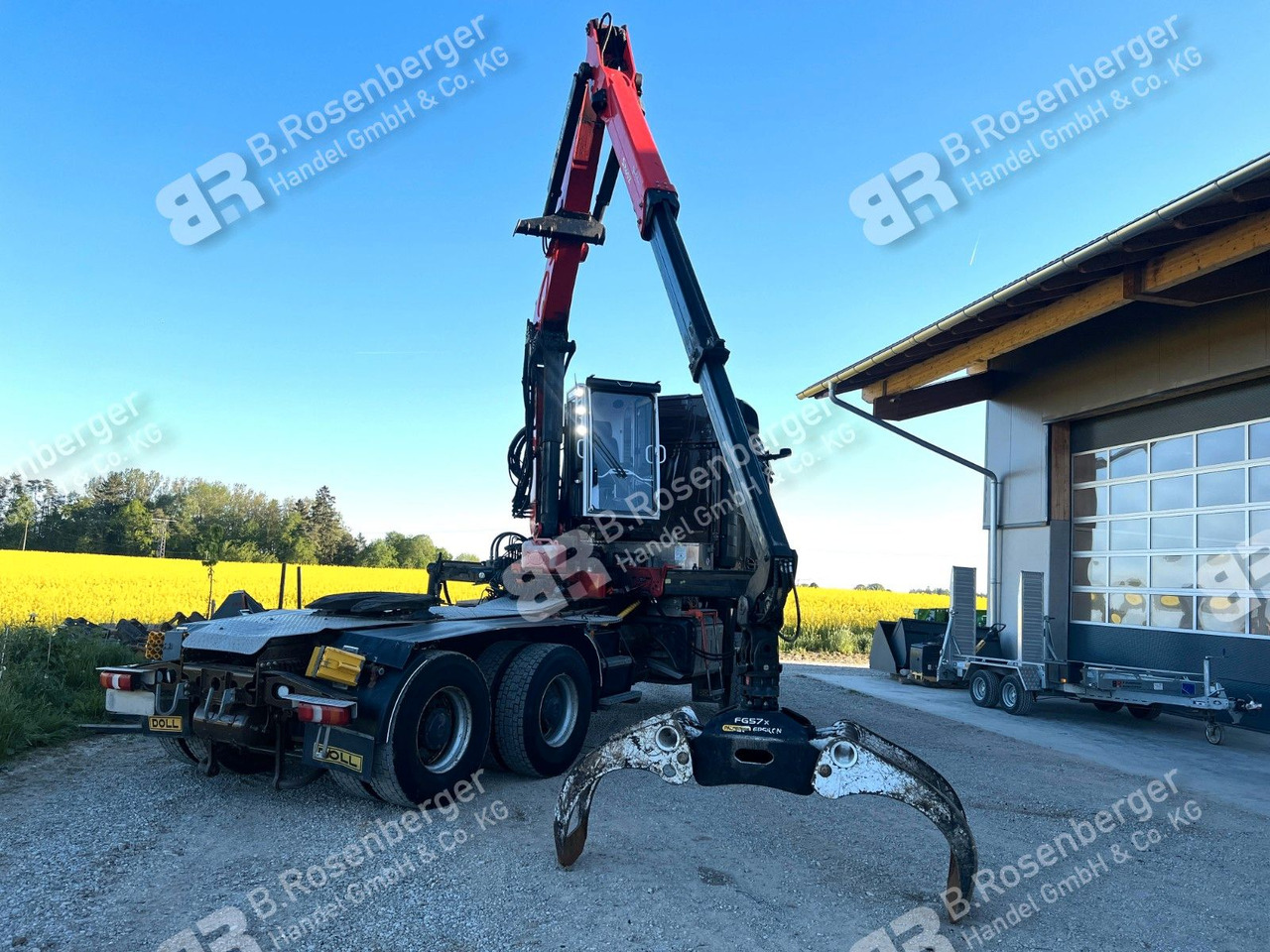 Mercedes-Benz Arocs 3351 6x6 Palfinger Epsilon S260Z96 - Camión forestal, Camión grúa: foto 2 Mercedes-Benz Arocs 3351 6x6 Palfinger Epsilon S260Z96 - Camión forestal, Camión grúa: foto 2