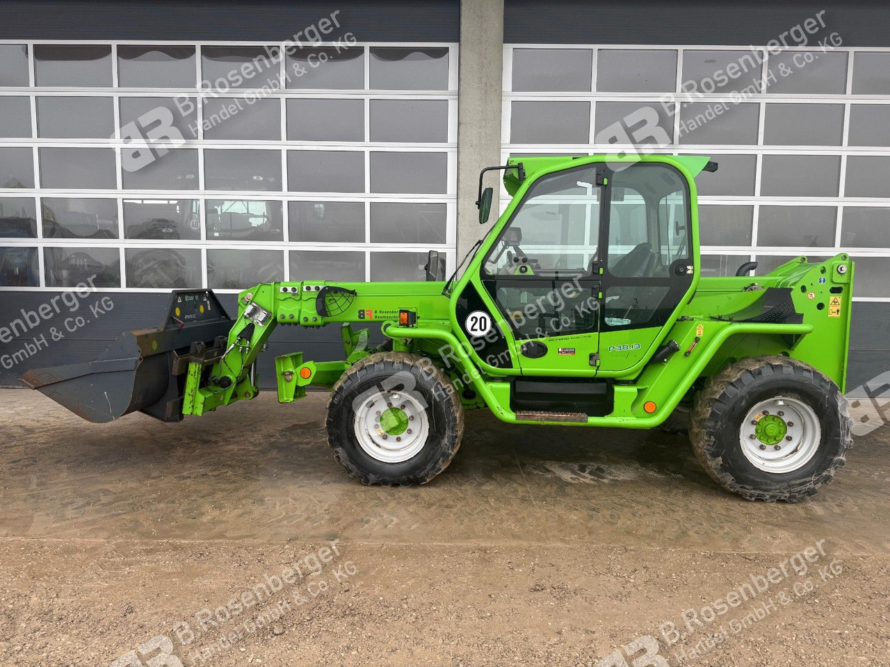 Merlo P38.13 Teleskoplader /inkl. Gabel+Schaufel /BüVo - Manipulador telescópico: foto 2 Merlo P38.13 Teleskoplader /inkl. Gabel+Schaufel /BüVo - Manipulador telescópico: foto 2