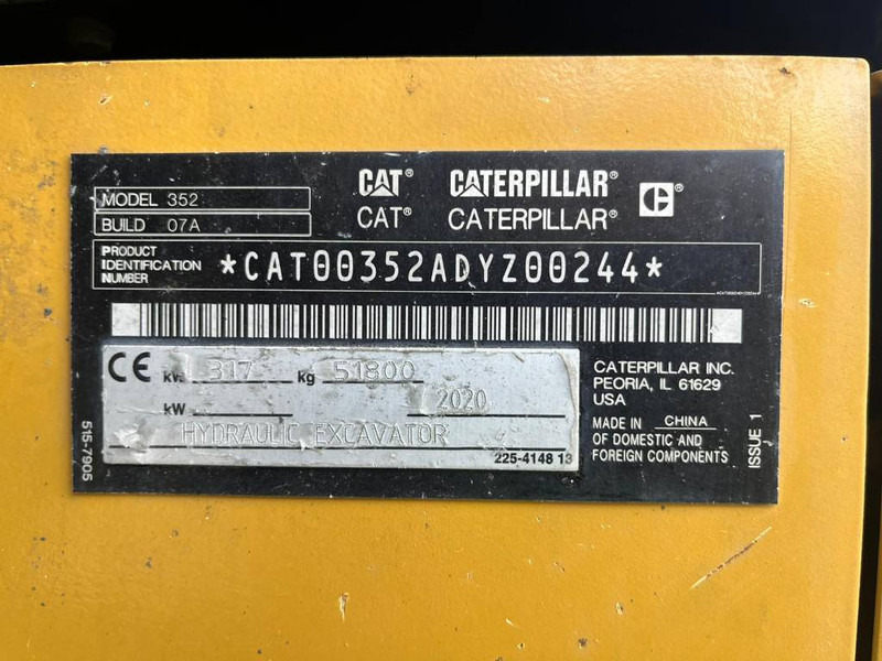 Cat 352-07A - Excavadora de cadenas: foto 5 Cat 352-07A - Excavadora de cadenas: foto 5