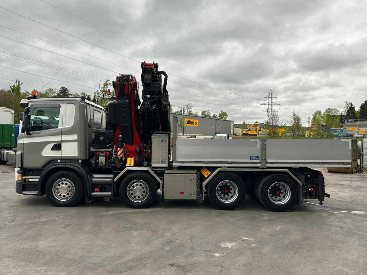 Camión grúa SCANIA G480 8x4 SZM/Pritsche Fassi 950: foto 17