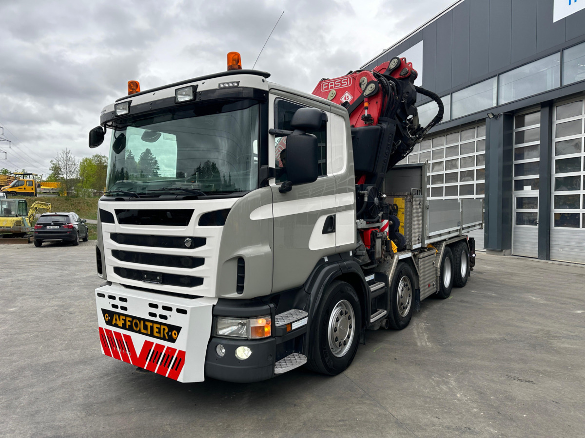 Camión grúa SCANIA G480 8x4 SZM/Pritsche Fassi 950: foto 10