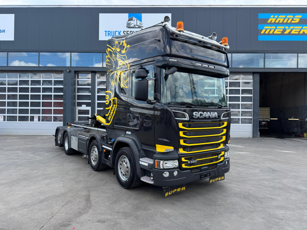 SCANIA R580 8x2 Nencki Hooklift - Camión multibasculante: foto 3 SCANIA R580 8x2 Nencki Hooklift - Camión multibasculante: foto 3