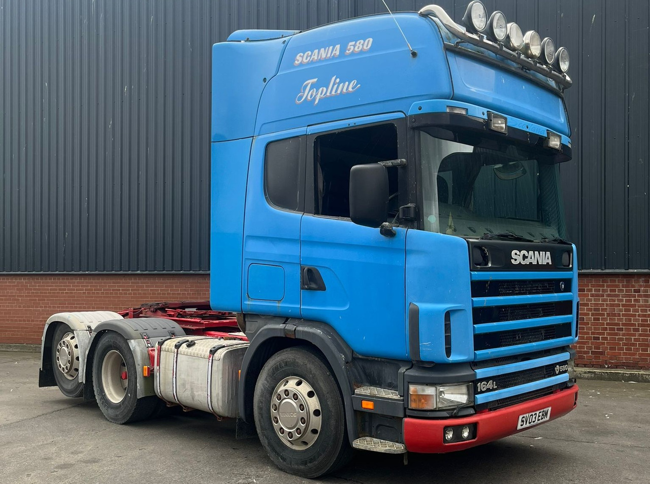 SCANIA R164.580 TOPLINE - Cabeza tractora: foto 2 SCANIA R164.580 TOPLINE - Cabeza tractora: foto 2