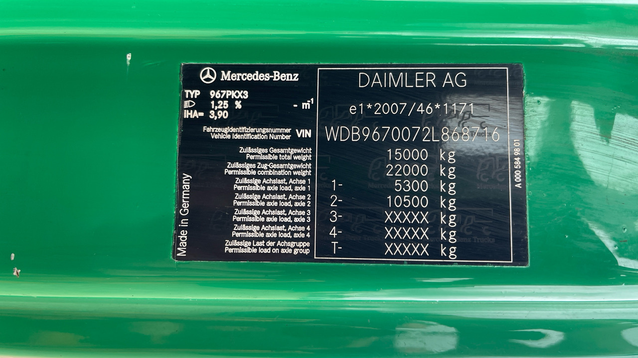 Camión chasis MERCEDES-BENZ ATEGO 1523: foto 12 Camión chasis MERCEDES-BENZ ATEGO 1523: foto 12