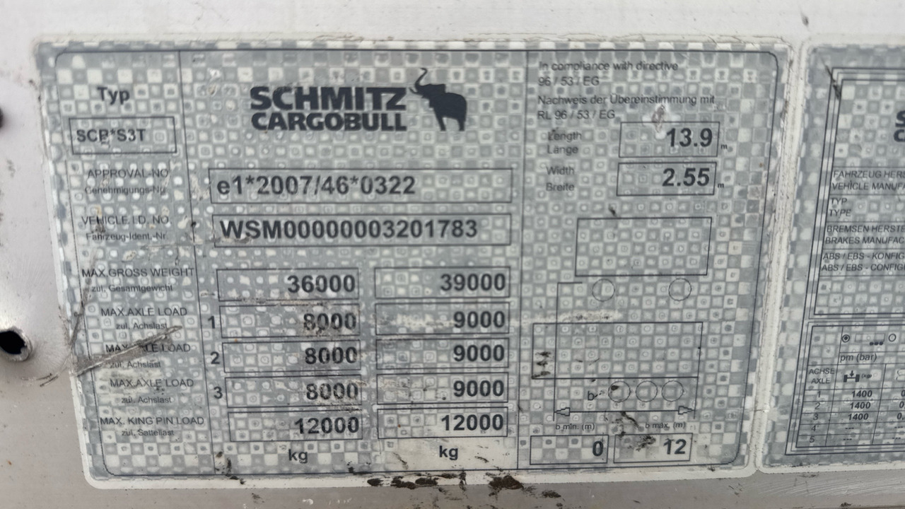 Remolque SCHMITZ CURTAINSIDE MEGA EUROLINER: foto 11 Remolque SCHMITZ CURTAINSIDE MEGA EUROLINER: foto 11