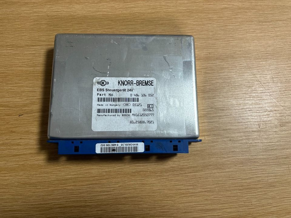 MAN KNORR-BREMSE EBS Elektronik 81.25808-7021 - Unidad de control para Camión: foto 1 MAN KNORR-BREMSE EBS Elektronik 81.25808-7021 - Unidad de control para Camión: foto 1