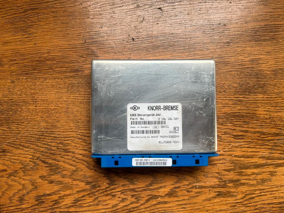 MAN KNORR-BREMSE EBS Steuergerät 81.25808-7054 - Unidad de control para Camión: foto 1 MAN KNORR-BREMSE EBS Steuergerät 81.25808-7054 - Unidad de control para Camión: foto 1
