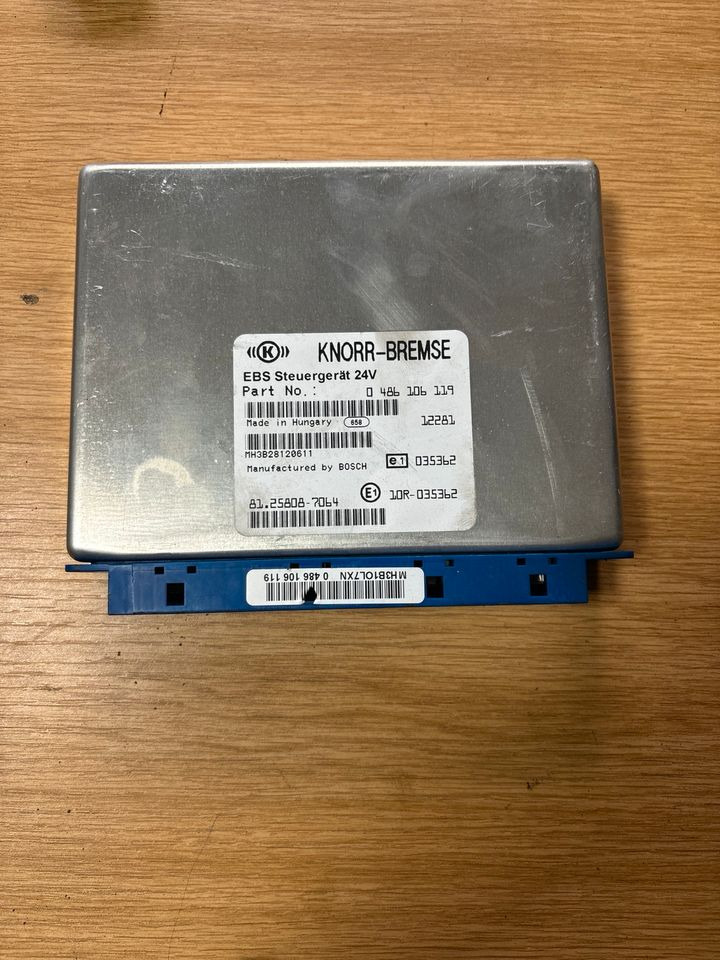 MAN KNORR-BREMSE EBS Steuergerät 81.25808-7064 - Unidad de control para Camión: foto 1 MAN KNORR-BREMSE EBS Steuergerät 81.25808-7064 - Unidad de control para Camión: foto 1