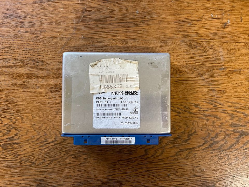 MAN TGX TGL Knorr-Bremse EBS Elektronik 81258087016 - Unidad de control para Camión: foto 1 MAN TGX TGL Knorr-Bremse EBS Elektronik 81258087016 - Unidad de control para Camión: foto 1