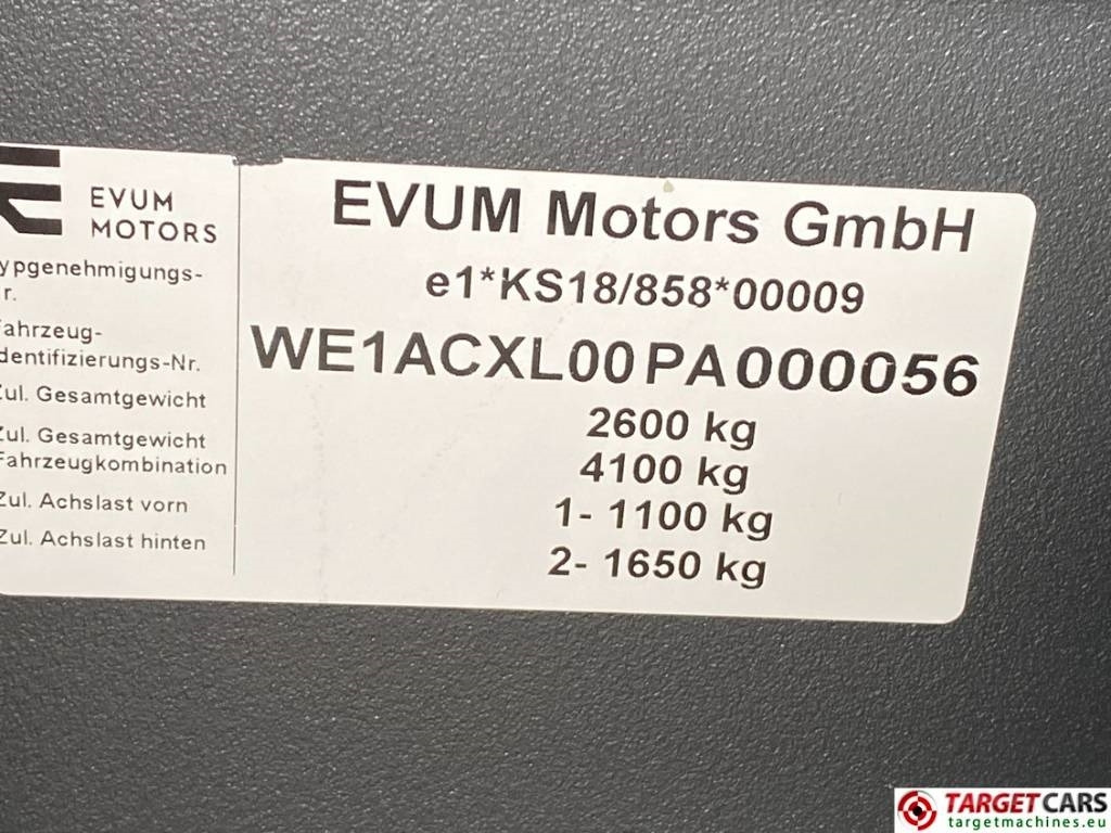 Camión caja abierta, Vehículo utilitario eléctrico nuevo Evum ACar Electric UTV 4x4 Open Platform XL Van: foto 11