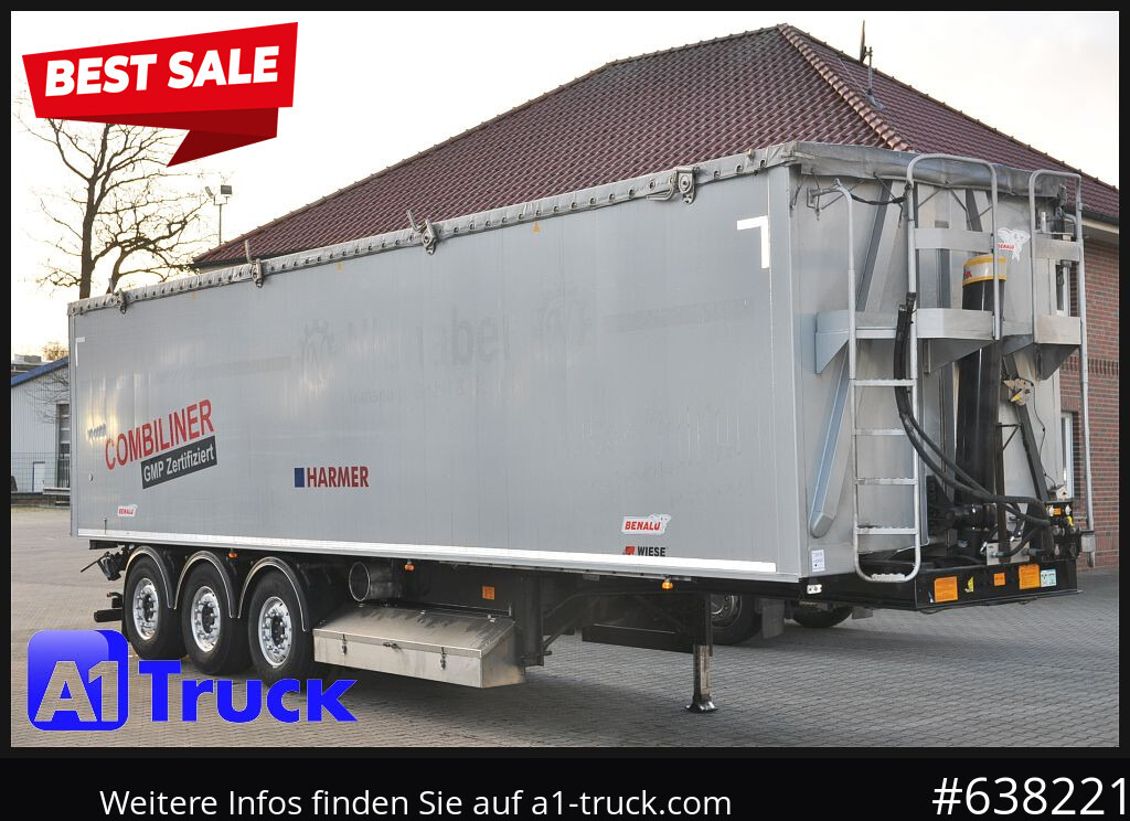 BENALU Kombiliner Gülle Tank + Kipper fest34m³ flüssig 26m³, Tüv neu, - Semirremolque cisterna: foto 1 BENALU Kombiliner Gülle Tank + Kipper fest34m³ flüssig 26m³, Tüv neu, - Semirremolque cisterna: foto 1