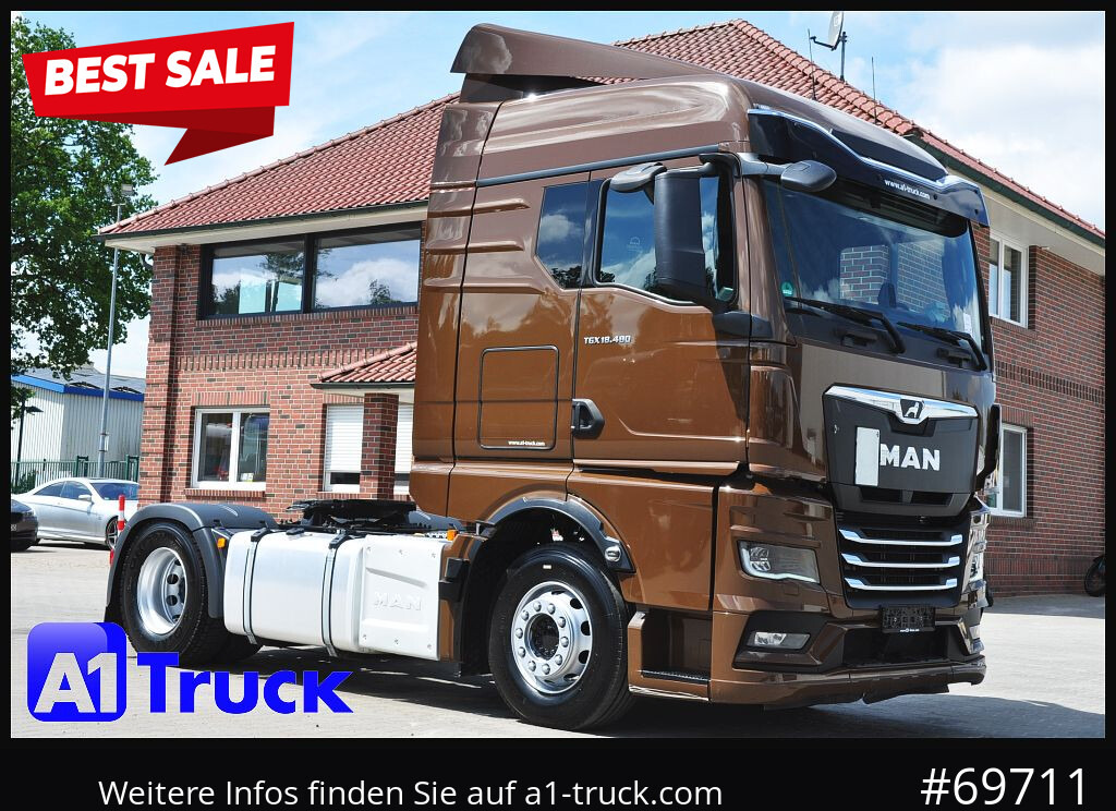 MAN TGX 18,480 BLS Intarder Standklima, Garantie - Cabeza tractora: foto 1 MAN TGX 18,480 BLS Intarder Standklima, Garantie - Cabeza tractora: foto 1
