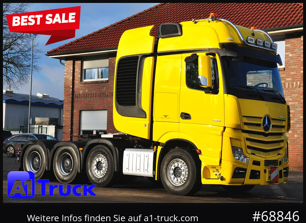 MERCEDES-BENZ 4163 BL 8x4,, Schwerlast 180 to Zuggewicht. 8x4, TOP - Cabeza tractora: foto 1 MERCEDES-BENZ 4163 BL 8x4,, Schwerlast 180 to Zuggewicht. 8x4, TOP - Cabeza tractora: foto 1