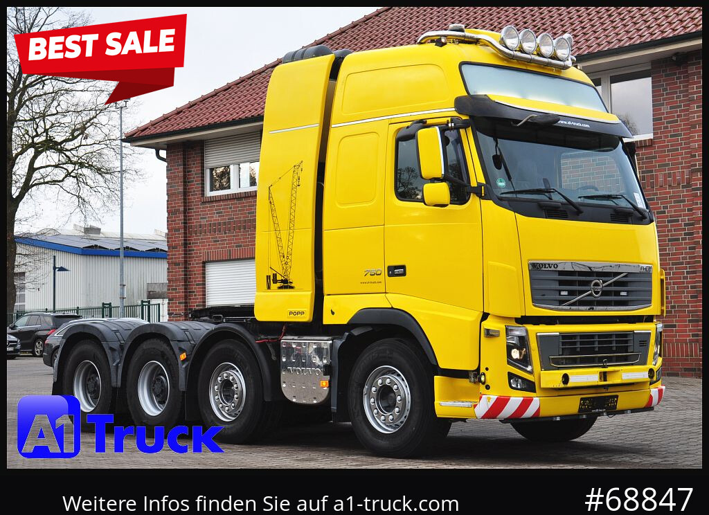 VOLVO FH16, 750, 8x4,Schwerlast 180to, 8x4, Hydraulik, Top Zustand - Cabeza tractora: foto 1 VOLVO FH16, 750, 8x4,Schwerlast 180to, 8x4, Hydraulik, Top Zustand - Cabeza tractora: foto 1