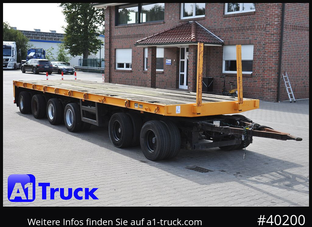GOLDHOFER 6achs Plattform, Ballast, 60to., Schwerlast, - Remolque góndola rebajadas: foto 1 GOLDHOFER 6achs Plattform, Ballast, 60to., Schwerlast, - Remolque góndola rebajadas: foto 1