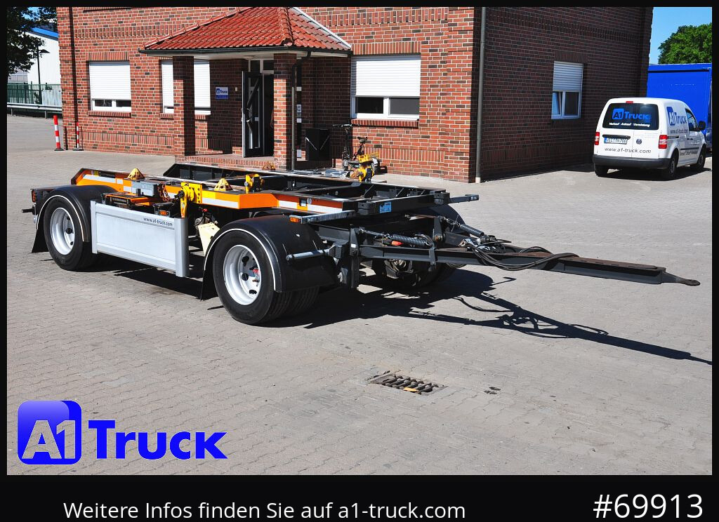 HUEFFERMANN HMA 1812 ZB HTM, Absetz City, Safety-Fix Luft, - Remolque multilift/ Portacontenedores de cadenas: foto 1 HUEFFERMANN HMA 1812 ZB HTM, Absetz City, Safety-Fix Luft, - Remolque multilift/ Portacontenedores de cadenas: foto 1