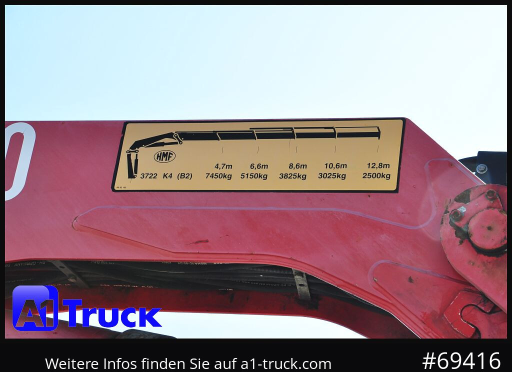 IVECO 420 6x4, HMF3722 Jib Funk Seilwinde, - Camión grúa: foto 3 IVECO 420 6x4, HMF3722 Jib Funk Seilwinde, - Camión grúa: foto 3