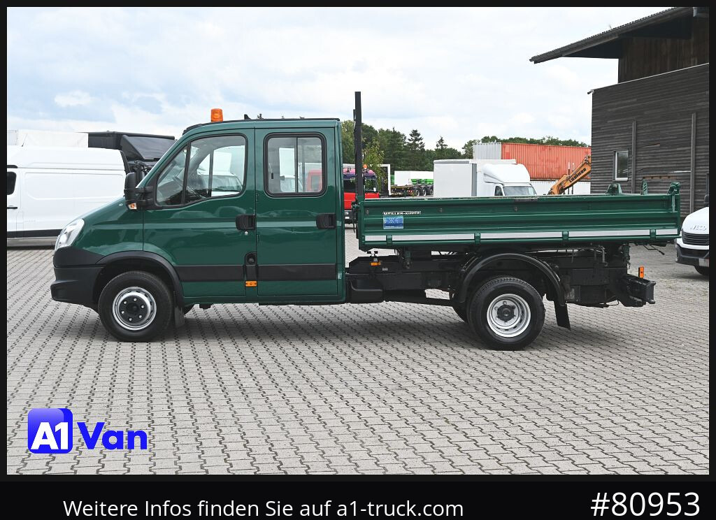 Furgoneta basculante, Furgoneta combi IVECO Daily 70C21 Kipper Doka, Meiller, 7-Sitzer, 3,0 Liter: foto 12